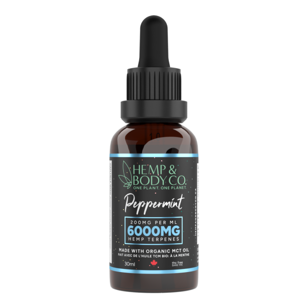 H&B Co. - TINCTURES - PEPPERMINT - 6000mg
