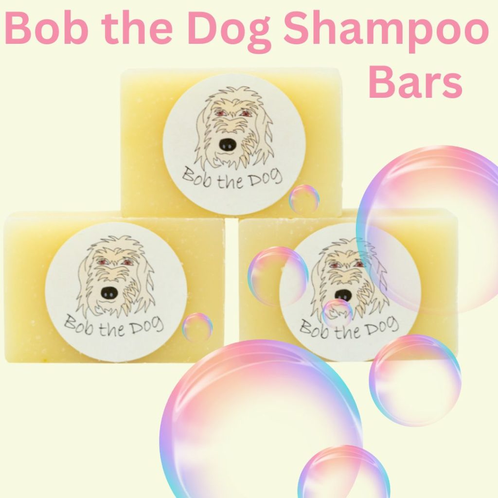 Woof! Our all natural, package free shampoo bars are one of our most popular products!

Made in small batches and cut by hand, they will leave your pup shiny, clean and smelling fresh... 

Give one a try and see what everyone's woofing about!

https://bobthedog.ca/product-category/clean-up/