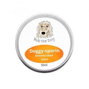 Doggy-Sporin natural antimicrobial salve for dogs, 50 ml tin by Bob the Dog